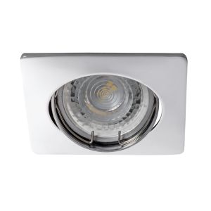 Spot encastré chromé en aluminium, Nesta