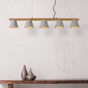 Suspension en bois grise, Possio