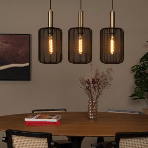 Suspension moderne noire, Corina