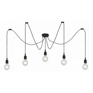 Suspension moderne noire, Fix