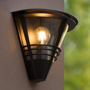 Luminaire extérieur moderne noire, Livia, IP44