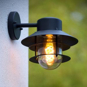 Luminaire extérieur moderne noire, Zico, IP44