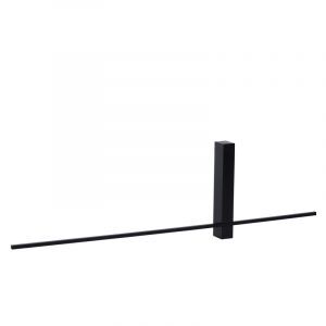 Applique murale moderne noire, Segin, 6W, 2700K LED