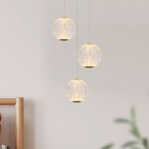 Suspension design dorée, Cintra, 4,7W, 2700K LED