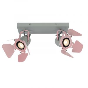 Spot plafond pour enfants moderne gris, Picto