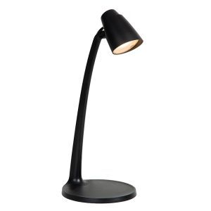 Lampe de bureau classique noire, Ludo, 4,5W, 3000K LED, avec interrupteur