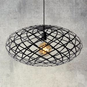Suspension table à manger moderne noire, Wolfram