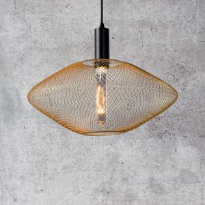 Suspension moderne dorée, Mesh