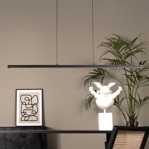Suspension moderne noire, Sigma, 36W, 2700K LED