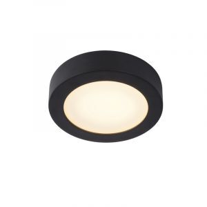 Lampe plafond moderne noire, Brice, 11W, 3000K LED, IP44