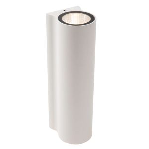Applique up and down moderne blanche, Akra, 6W, 3000K LED, IP54