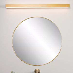 Applique salle de bain moderne laiton, Alexa, 13W, 3000K LED, IP44