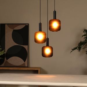 Suspension moderne noire, Eloise