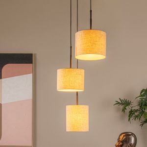 Suspension rustique beige, Maya