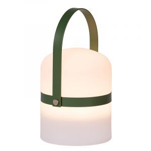 Lampe de table extérieur moderne verte, Little Joe, 3W, 2700K LED, IP44, avec interrupteur