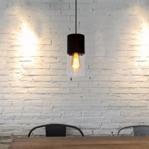 Suspension moderne grise, Zino
