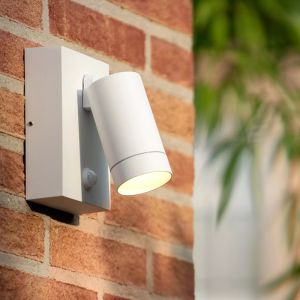 Applique extérieur avec détecteur de mouvement moderne blanche, Taylor, IP54