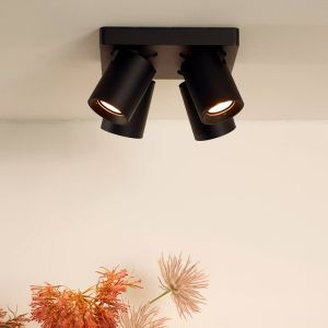 Spot plafond moderne noir, Nigel