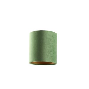Abat-jour vert en tissu, Pashmina