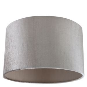 30 cm abat-jour en velours gris, Rody
