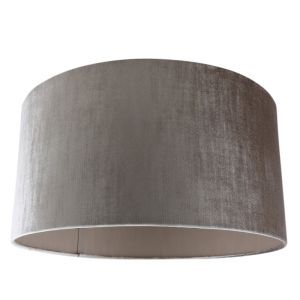 50 cm abat-jour en velours gris, Rody