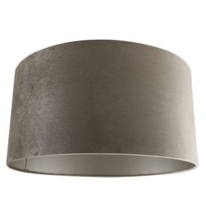 50 cm abat-jour en velours taupe, Rody