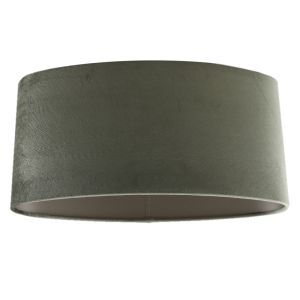40 cm abat-jour en velours vert ovale, Rody