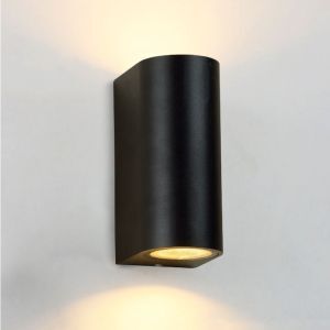 Luminaire extérieur noire moderne, corina, IP44