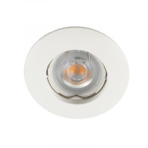 Mini spot encastrable blanc en aluminium, Rosi