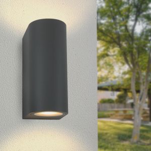Luminaire extérieur en aluminium anthracite, Corina, IP44