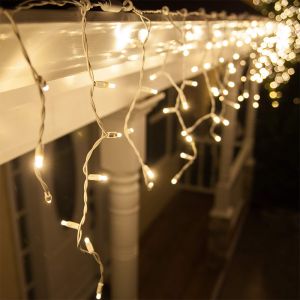 2m connectable glacon cordon blanc ip67 50 cm de hauteur blanc chaud