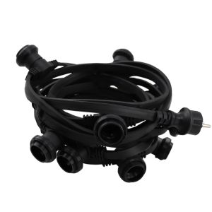 5m guirlande guinguette, 10 culots