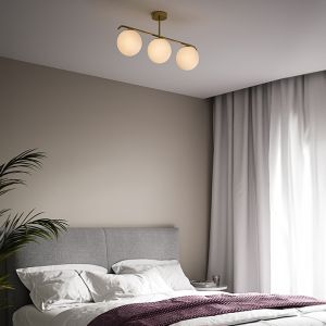 Plafonnier design laiton, Grant