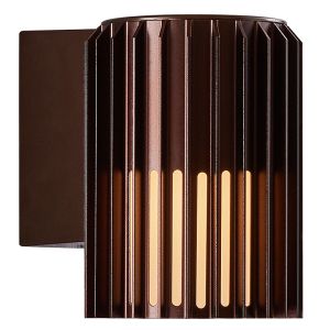 Luminaire extérieur design marron, Aludra, IP54