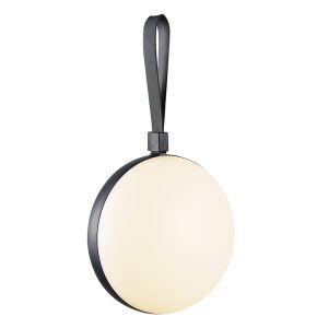 Luminaire extérieur design noir, Bring, 1,5W, 2700K LED, IP54, avec interrupteur