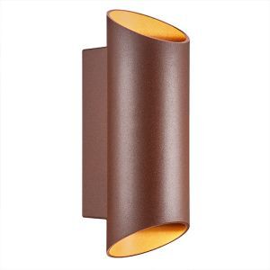 Luminaire extérieur moderne couleur rouille, Nico, IP54