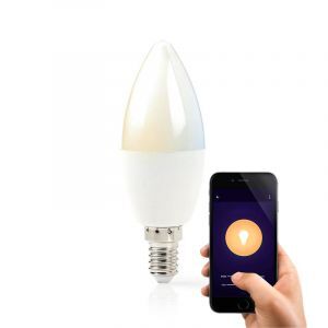Ampoule intelligente E14, Wi-Fi, lumière blanche chaude à froide