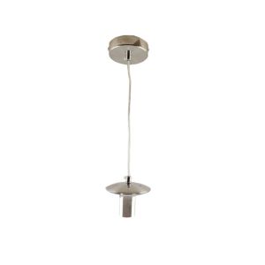 Suspension sans abat-jour nickel en métal, Minne