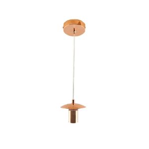 Suspension sans abat-jour bronze en métal, Minne