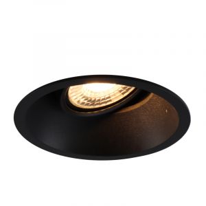 Spot encastré noir en aluminium, Tyron