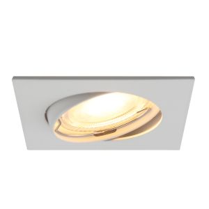 Spot encastré blanc en aluminium, Ravi