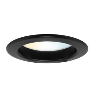 Downlight en aluminium noir, Otmar, 10W, white switch LED, IP22