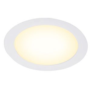 Downlight en aluminium blanc, Umbriel, 12W, 3000K LED, IP44
