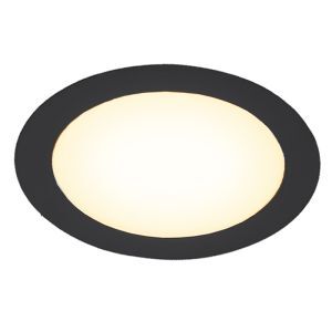 Downlight en aluminium noir, Umbriel, 24W, 3000K LED, IP44