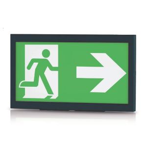 Éclairage de secours mural/en saillie, 3W, LED 6000K, IP40