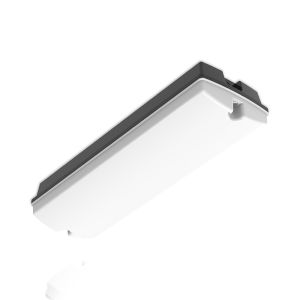Luminaire escalier noir en plastique, Pedram, 3W, 4000K LED, IP66