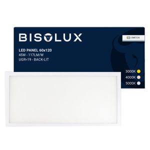 Panneau LED 60x120 - 100 lm/W - UGR<21 - blanc réglable
