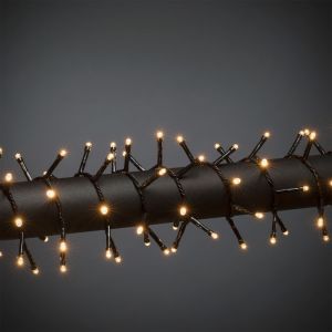 Lumières de Noël extérieures à LED de 9 m, 120 lumières blanches chaudes