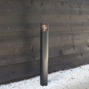 Luminaire extérieur noir moderne, Sanel, IP44