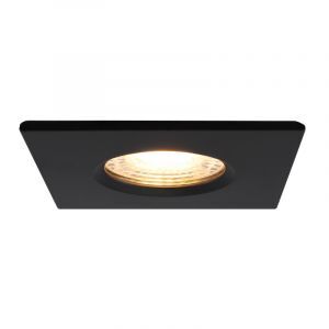 Spot encastré salle de bain noir moderne, Jule, IP65